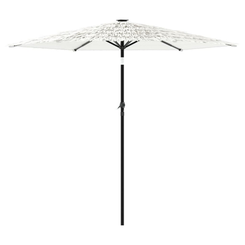 Beach Parasol, 213cm H x 223cm W x 223cm D, White