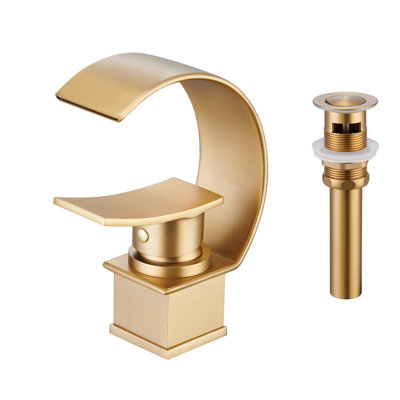 Casainc Single Handle Bathroom Sink Faucet with Drain