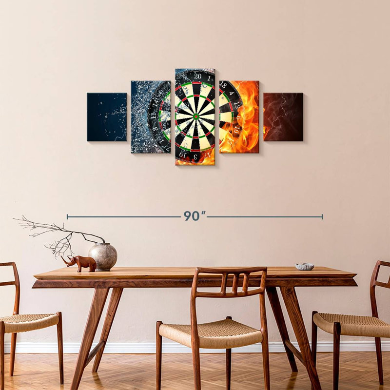 Board For Darts, 34" H x 74" W