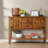 Spacious Sideboards & Buffets, Pine Wood Rustic Console For Kitchen Home