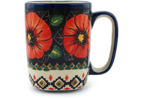 Poppy Passion Stoneware Coffee Mug
