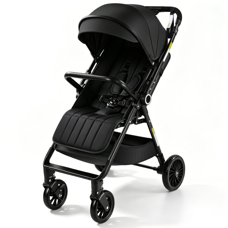 Ultra-Light Compact Travel Stroller 13.6Lbs For Baby,Black, Black