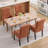 Amdad Tufted Upholstered Fabric Dining Chair with Solid legs