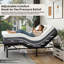 Structure de lit réglable avec commandes intelligentes - aucun matelas inclus-1850154327