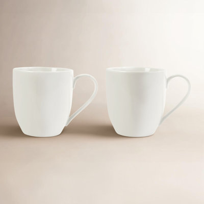 Everyday White Coupe Porcelain Mug