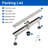 24 Inch Linear Shower Drain With Removable Wedge Wire Pattern Grate Stainless Steel Shower Floor Drain Rectangle Bathroom Drain With Hair Strainer-123806387