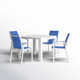 Farrah 55.4'' Rectangular 4 - Person Outdoor Dining Set