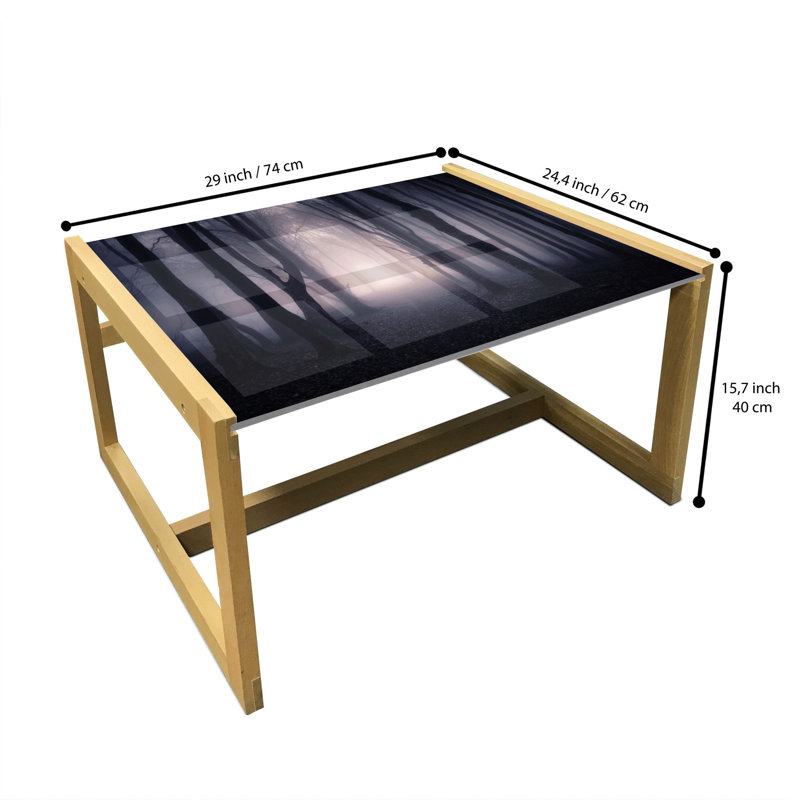 Irana Sled Coffee Table, 62cm H x 74cm W x 40cm D