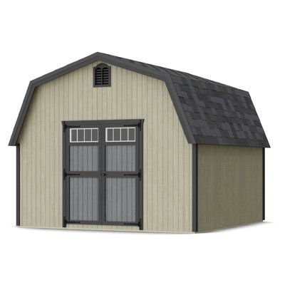 Colonial Greenfield Barn Outdoor Wood Storage Shed