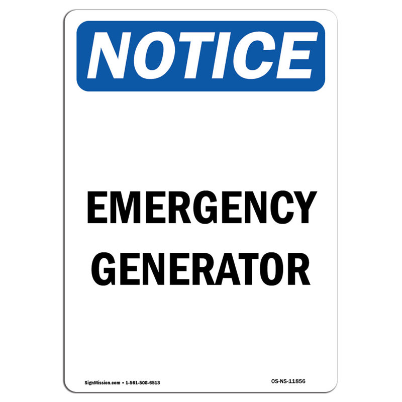 Génératrice d'urgence en aluminium 18 x 24