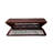 Retro Nut-Brown Solid Wood Rectangular Coffee Table