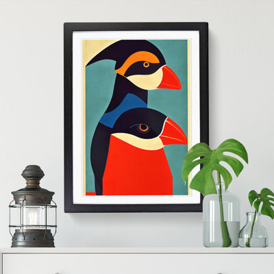 Puffin Art Deco Vol.1 - Single Picture Frame Print