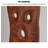 Mid-Century Modern Retro Solid Wood Floor Sculpture