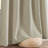 Burlap Look Rod Pocket Linen Textured Curtains-308455433-308455435