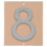 Floating 1-Line Wall Address Plaque