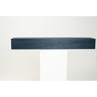 Rustic Wood Fireplace 48-inch Floating Shelf Solid 9-inch Width Modern Design 50-lbs Load Invisible Hang