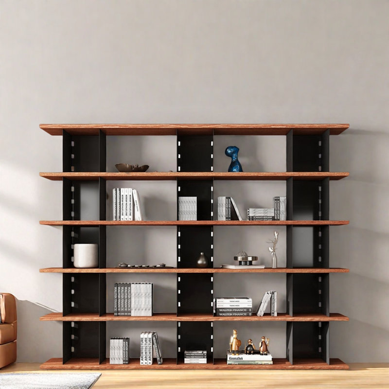 Une bibliothèque aux tendances personnalisées, (5 tablettes) H 78,7 po x l 98,4 po x P 13,7 po