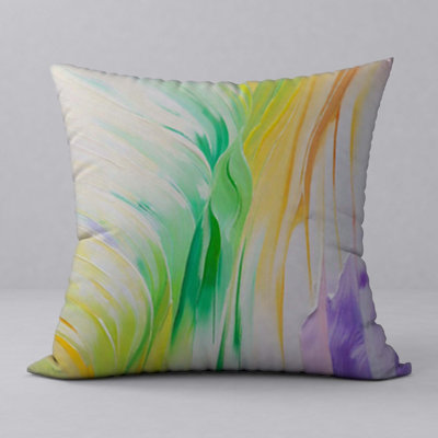 Abstract Reversible Throw Pillow