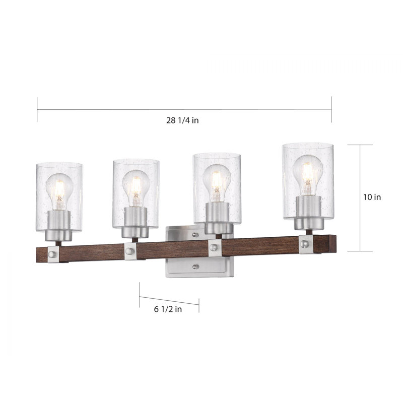 Louque 4 - Light Dimmable Vanity Light