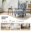 Fauteuil d'appoint à oreilles rembourré Anndi-88046192