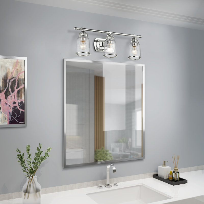 Derrick 3 - Light Dimmable Vanity Light, Polished Chrome