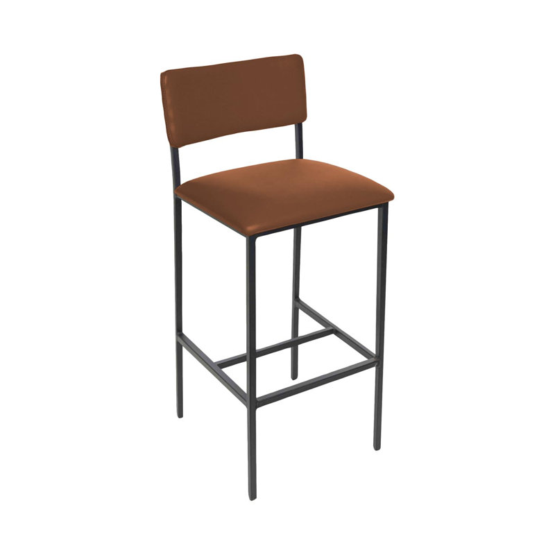  Tabouret de comptoir Meghan, Tabouret de comptoir (siège d'une hauteur de 26 p, Orange