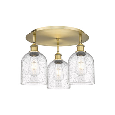 Odaniel Glass Semi Flush Mount