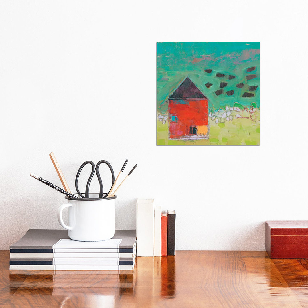 Pecatonica Barn von Sue Jachimiec - Giclée auf Leinwand ohne Rahmen