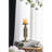 D4.3X11" Antique Gold Cutout Candle Holder