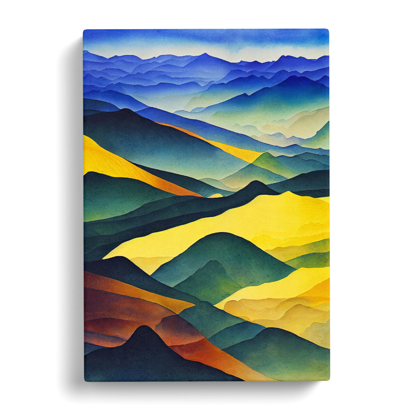 Divine Mountain Landscape - Wrapped Canvas, 50cm H x 35cm W x 3cm D