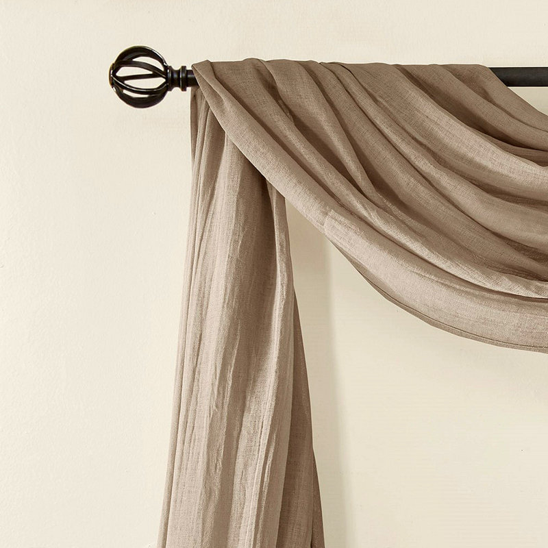 Écharpe unie, Taupe, L 42,06 po x L 216,04 po
