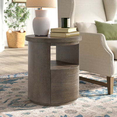 Carliegh End Table with Storage