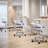 Erinique Backed Adjustable Height Industrial Stool
