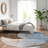 Henry Denim Washable Indoor-Outdoor Rug - -120468026