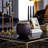 Pillar Holder Glass Aluminum Glam Style Elegant Decorative Taper Candle Holder with Sculptural Form and Textured Metallic Rim for Modern Versatile Accent Display-86732275