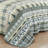 Lake Lightweight Printed Pine Tree Fish Deer Lodge Quilt Set-542238495
