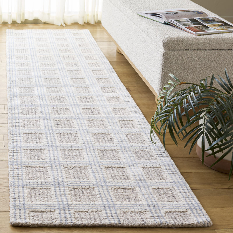 Tapis en laine touffeté à la main Ebony, Rond 3 pi