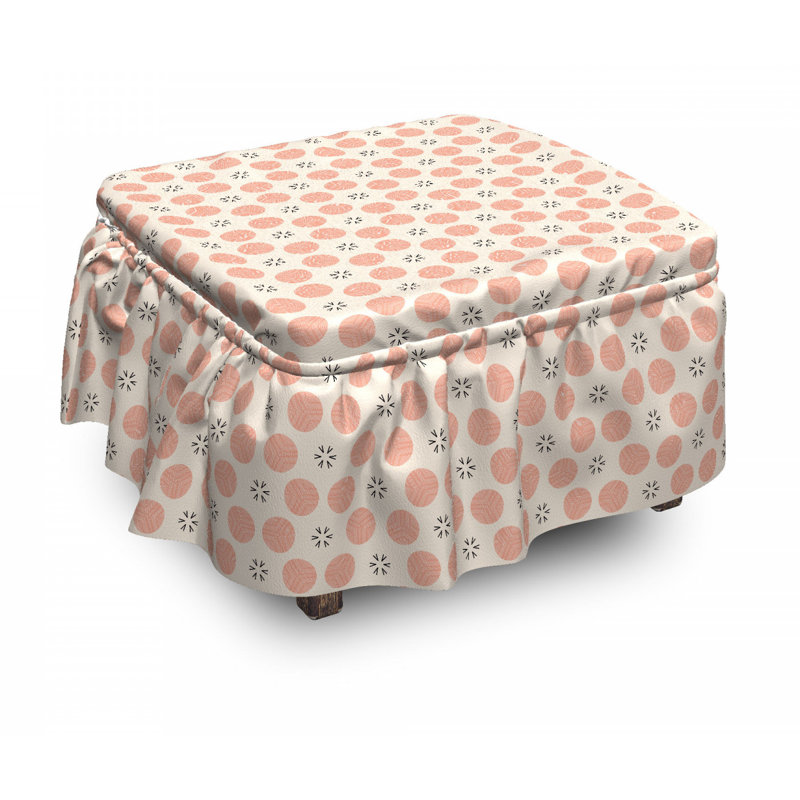 Box Cushion Ottoman Slipcover