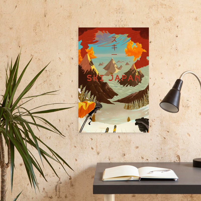 Art contemporain Art contemporain hivernal, 24" H x 16" W