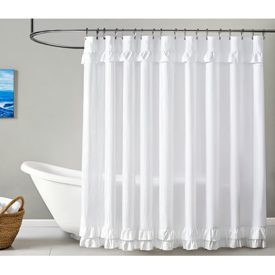 Rideau de douche en coton recyclé