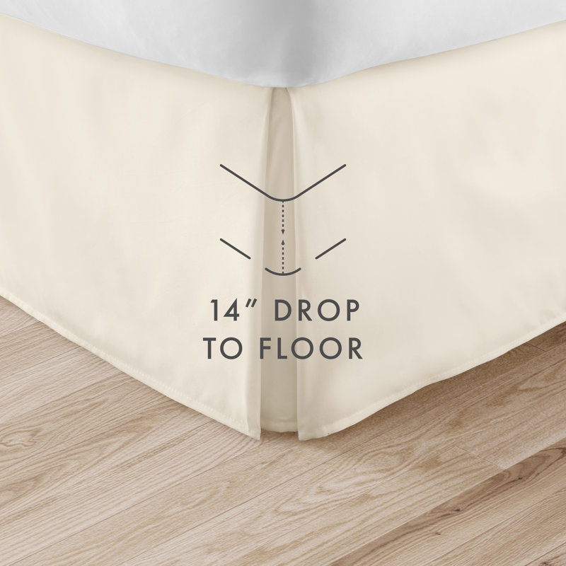 Becky Cameron™ Tailored Bed Skirt, Queen, Ivory