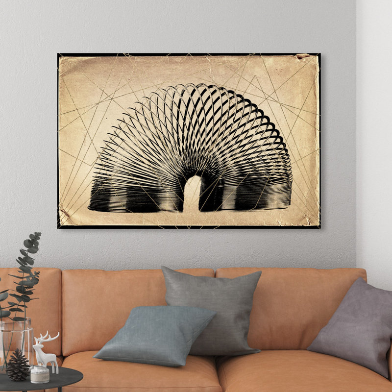 Art sur toile slinky print Escobar, H 30 po x l 45 po x P 1,5 po