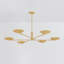 Johnson Chandelier in Aged Brass