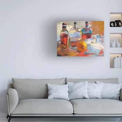 «Bourbon L Orange» par Beth A. Forst - peinture sur toile tendue