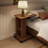 Agripina Mobile 2-Tier Wooden Side Table-984826150