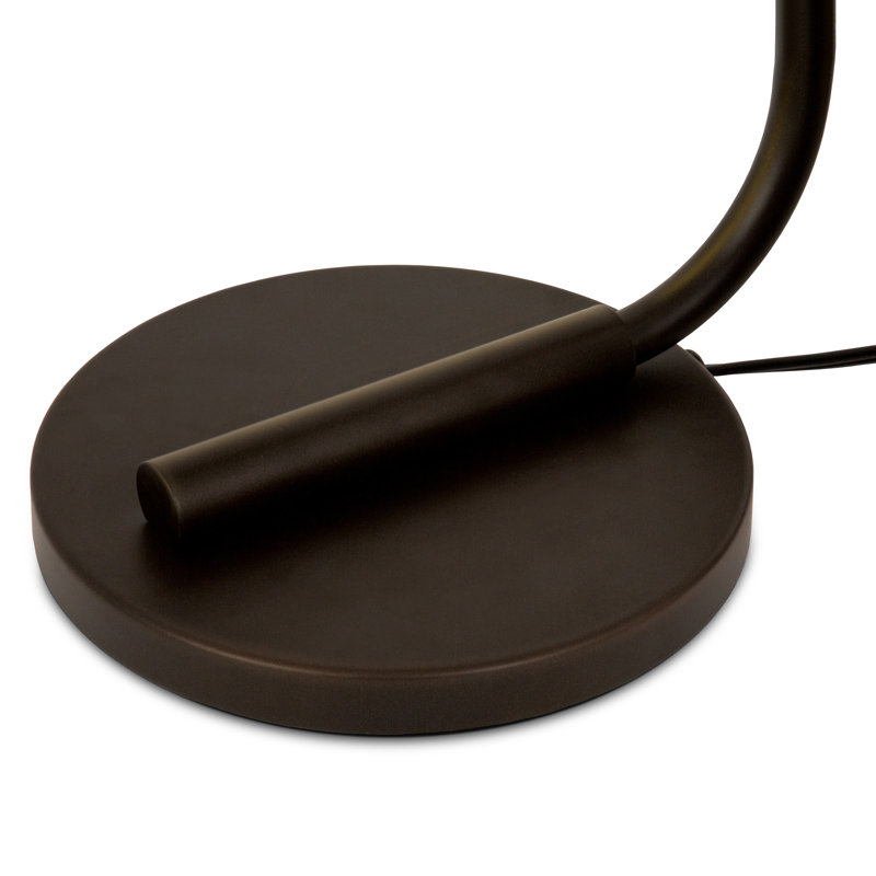 Lampe de table arquée 20,5 po Calianne, Laiton, Noir, noir, noir, noir