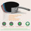 Batterie de cuisine antiadhésive en aluminium 11 pièces NutriChef