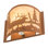 Rustic Lodge 1 - Light Flush Mounted Sconce