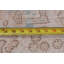 Tapis beige en laine noué à la main de conception unique 1950S 4 pi 4 po x 7 pi 3 po Huai