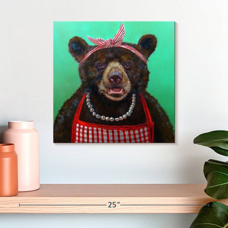 Crowle Classy Mama Bear, 16" H x 16" W